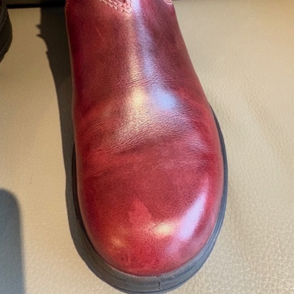 Blundstone Classic Women's sz US 9 premium leather Chelsea boots burgundy red - Picture 6 of 16